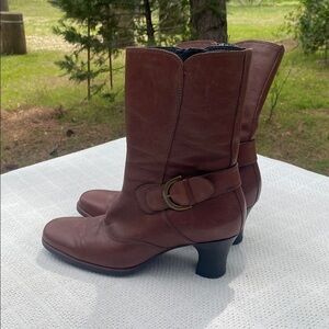 Brown Leather Women's Boots